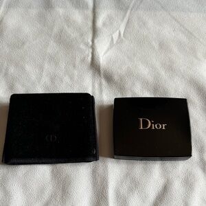 Christian Dior 5 pan eyeshadow palette with velvet pouch